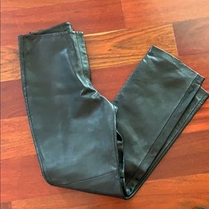 Genuine leather pants